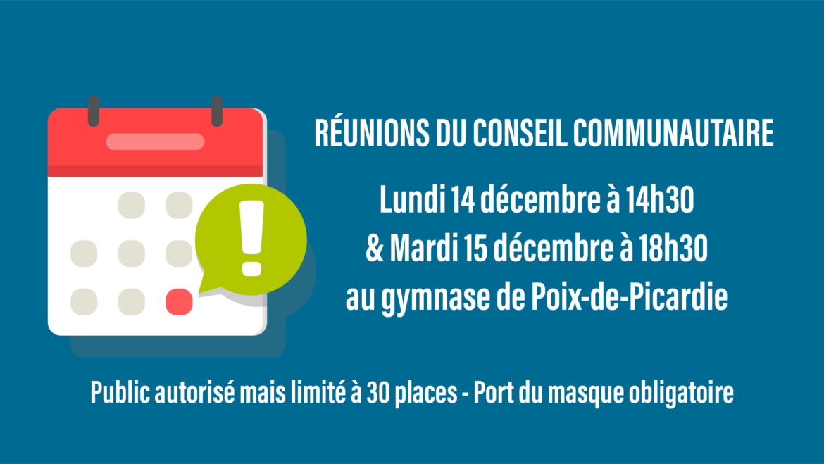 Réunions du Conseil Communautaire